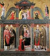DOMENICO DA TOLMEZZO St Lucy Altarpiece (Pala di S. Lucia) eth painting